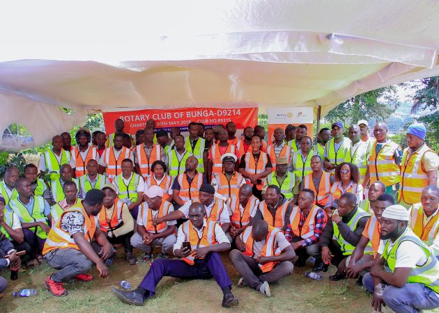 Rotary club Bunga Bodaboda Road safety tips awareness